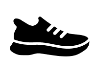 Running shoe illustration