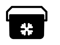 Freezer symbol with handle
